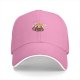 Black Baseball Cap With Cute Worried Red Panda Graphic