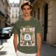 Grill Sergeant I Love BBQ T-Shirt with Funny Military BBQ Art