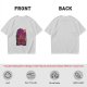 Olive T-Shirt with Purple Sunset Boat Scene Graphic
