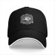 Black baseball cap with Mr. Creosote Wafer Thin Mints graphic