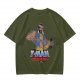 Olive T-shirt with T-Man He-Man parody graphic and 'I Pity The Fool' text