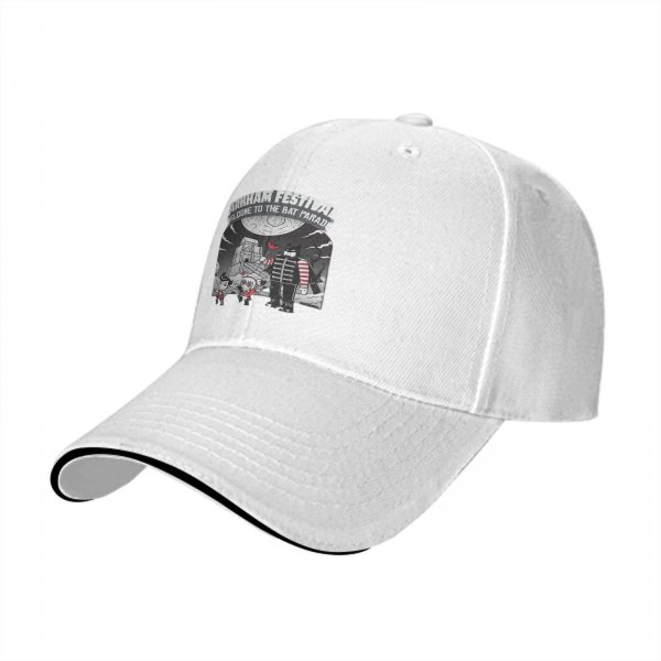 Arkham Festival Welcome to the Bat Parade Graphic Baseball Cap