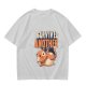 Olive T-Shirt with I Survived Another Playful Orange Cat Graphic
