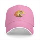Black baseball cap with Halloween skull moon graphic design