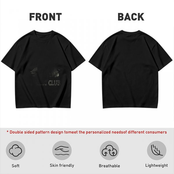 Olive Green Oversized T-Shirt With Subtle Graphic Print
