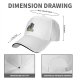 Black baseball cap with colorful cat graphic and Evil Girls text