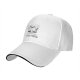 Black baseball cap with cute smiling ghost graphic