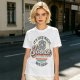 Olive T-Shirt With 'It's Like Magic Science But Real' Retro Print