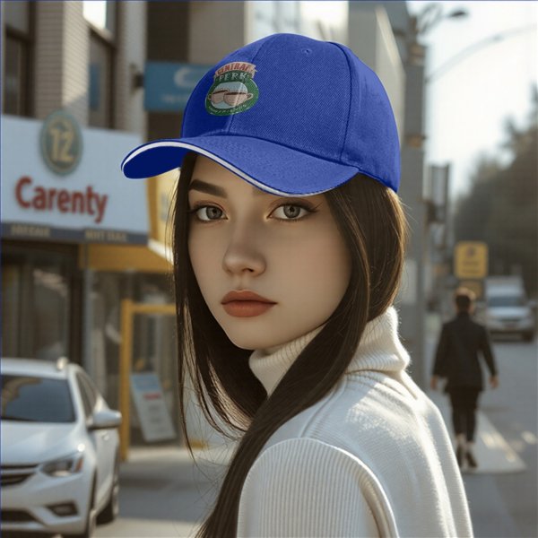 Black baseball cap with Central Perk coffee shop logo