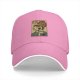 Black baseball cap with vintage skull ramen cat graphic