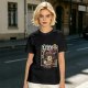 Olive t-shirt with steampunk Pinocchio 'Everybody Lies' graphic print