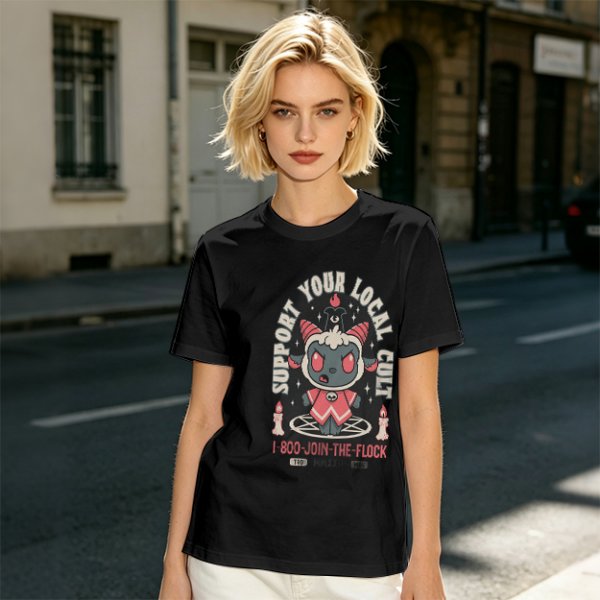 Support Your Local Cult Join The Flock Graphic T-Shirt