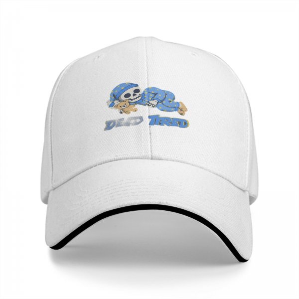 Dead Tired Sleeping Skeleton Baseball Cap