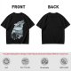 Olive T-Shirt With Howling Wolf Silhouette Winter Fantasy Art Print