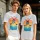 One Piece Thousand Sunny Ship Graphic Olive T-Shirt