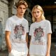 I'm Evil But I Have Feelings Cute Demon Goat Graphic T-Shirt