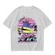 Welcome to Myahmi Beach Skeletor Surf Graphic T-Shirt