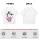 Olive t-shirt with muscular Hello Kitty graphic and 'I Took The Stairs' text