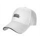 Black Baseball Cap With Melting Cake Graphic Design