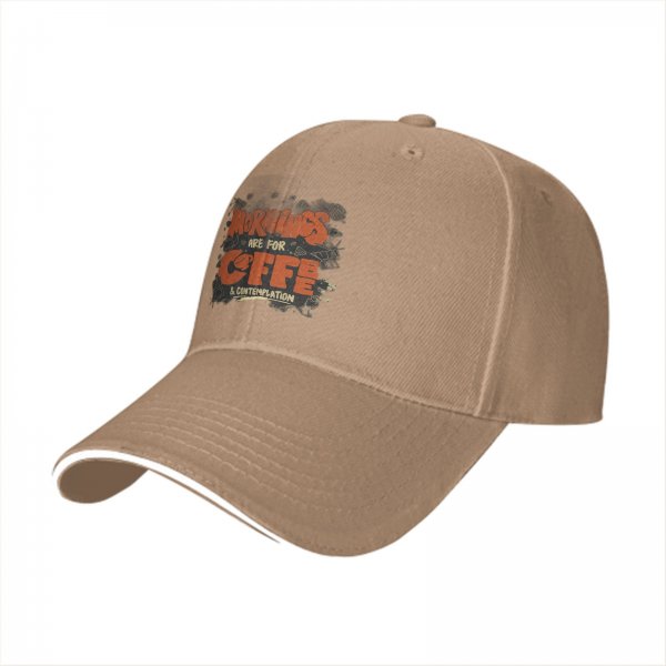 Mornings Are For Coffee And Contemplation Baseball Cap