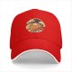 Black baseball cap with cute ghost pumpkin pie fall design