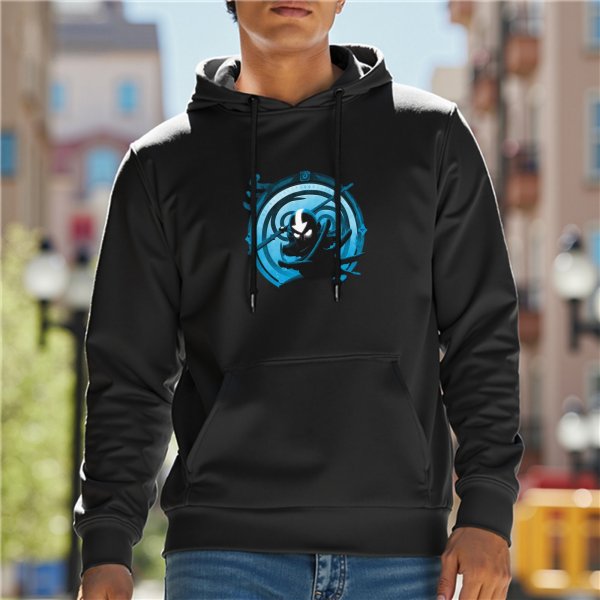 Avatar State Graphic Black Hoodie for Anime Fans
