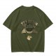 Olive T-Shirt With Try Again Later Fortune Cookie Print