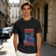 Olive Graphic T-Shirt with 'MORE POWER' and Muscular Skeleton Character