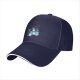 Black Baseball Cap With Whimsical Night Tree And Sheep Art Print