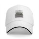 Black baseball cap with Meowgical Christmas cat holiday print