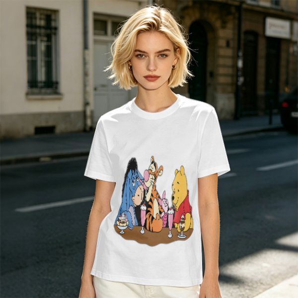 Winnie the Pooh and Friends Ice Cream Graphic T-Shirt