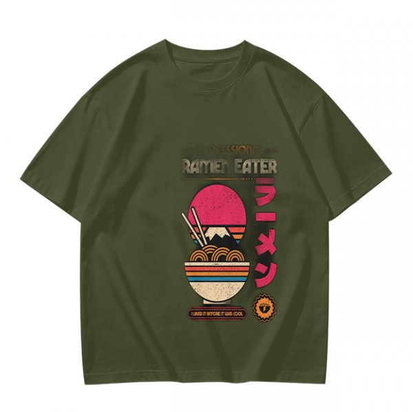 Professional Ramen Eater Retro Graphic T-Shirt Design