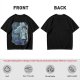 Olive T-Shirt Featuring Princess Mononoke Wolf Artwork