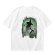 Olive T-Shirt With Spooky Witch Silhouette Halloween Graphic