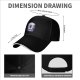 Black Baseball Cap With Fantasy Moonlit Character Art Print