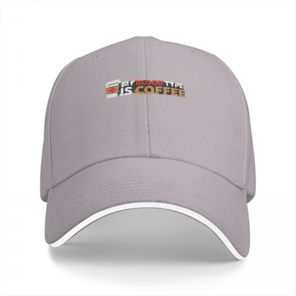 My Blood Type Is Coffee Black Baseball Cap