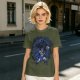 Olive T-Shirt with Skeletor Dark Fantasy Graphic Print