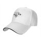 New Year Skeleton Lifting Dumbbells Black Baseball Cap