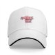 Black baseball cap with cute axolotl holding a heart mug design