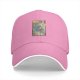 Black Baseball Cap with Ukiyo-e Style Blue Tiger Print