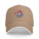 Black baseball cap with Chibi Gnome Print and Chappell Gnome Text