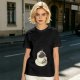 Olive T-Shirt With Hot Cocoa Cup And Marshmallows Graphic Print