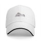 Black Baseball Cap With Chubby Lying Unicorn Rainbow Print