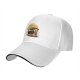 Black Baseball Cap With Dragon And Full Moon Silhouette Art