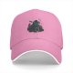 Black Baseball Cap With Dark Fantasy Knight Warrior Print