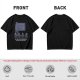 Olive green t-shirt with alien teaching plan graphic and funny text