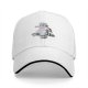 Black Baseball Cap With Skateboarding Raccoon Trash Panda Graphic
