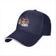 Black baseball cap with Spock graphic and 'Spock to the Wind' print