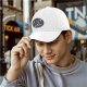 Black Baseball Cap With Dinosaur Fossil Archaeological Print