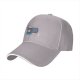 Black baseball cap with sleepy penguin low battery graphic